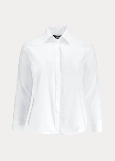 Women's Ralph Lauren Cotton Poplin Shirts | 462095PTN